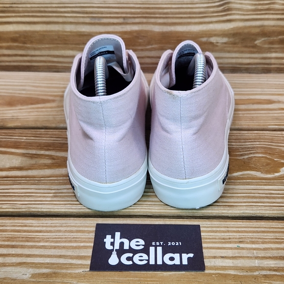 SeaVees Womens 8 Mason Desert Boot Light Pink Canvas Ankle Shoes - Picture 3 of 8